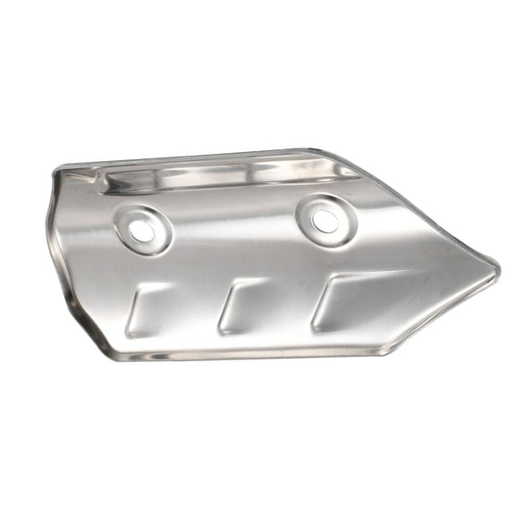 Unique Bargains 1 Set Universal Motorbike ATV 4.69'' Exhaust Muffler Pipe Heat Shield Cover Guard Protector White