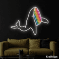 thumbnail image 4 of Craftnamesign Whale Neon Sign, Sea Animal LED Sign, Nursery Kid Room Decor, 4 of 4