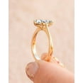 thumbnail image 4 of SOLITAIRE JEWELS 2 CT Marquise Cut Moissanite Diamond Solitaire 6 Prong Engagement Ring Solid 10K Yellow Gold, 4 of 6