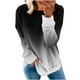 thumbnail image 2 of ICHUANYI ClearanceWomen's Round Neck Fashion Casual Long Sleeve Christmas Print Sweatshirt Tops Blouse(Black, M) ICHUANYI WER20232080505466, 2 of 5