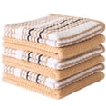 thumbnail image 5 of Craftsworth 100% Cotton Kitchen Towel, 15x26-Pack of 6, Stripe Tan Combo, 5 of 6