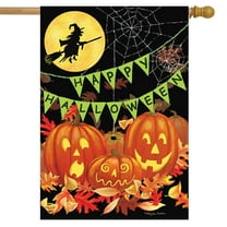 Halloween Haunts House Flag