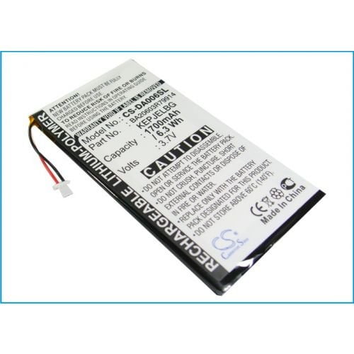 1700 mAh DvpHd0003 Battery for Creative Zen VisionM, Zen Vision M