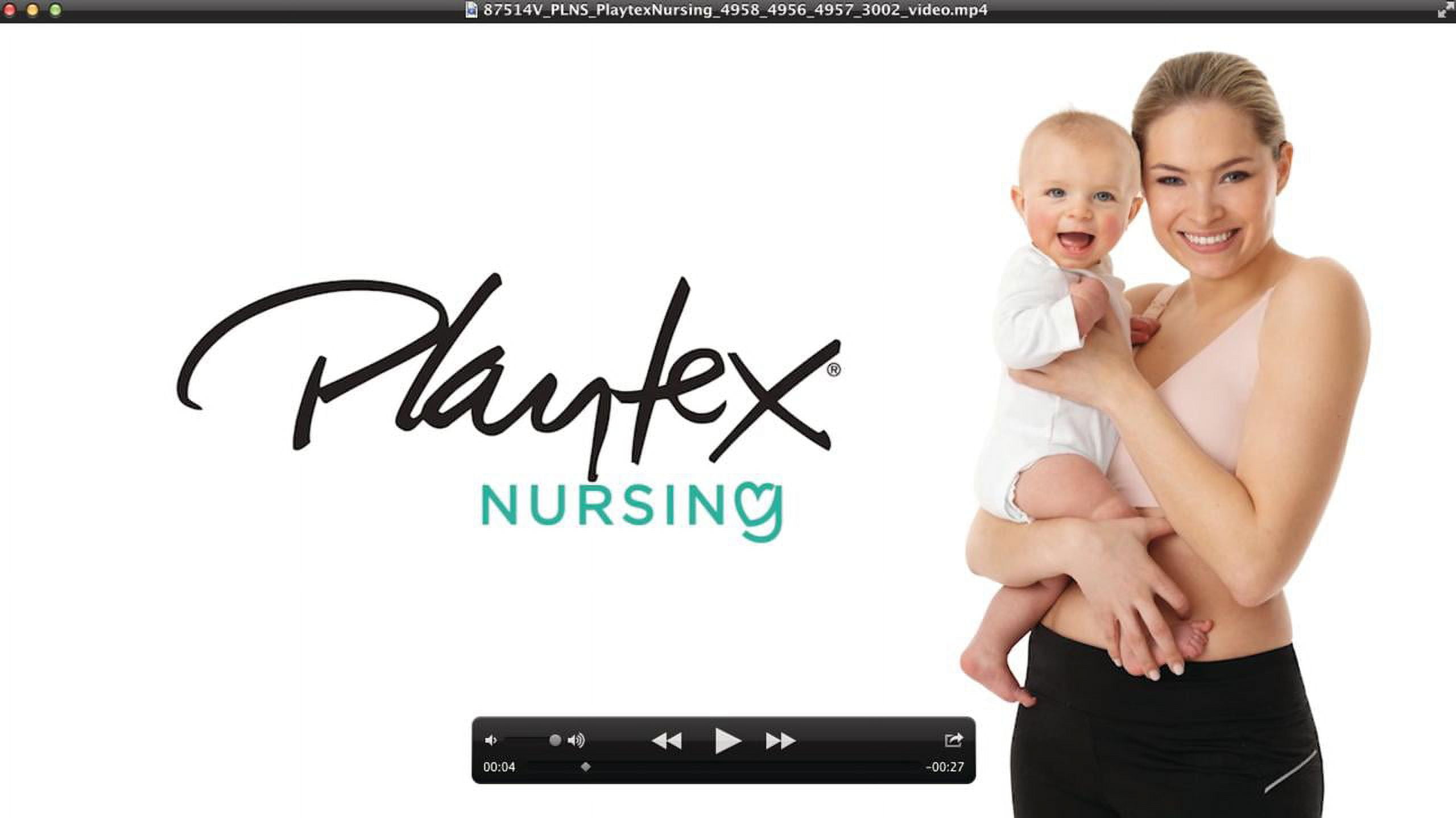 Playtex Women's Maternity Nursing Seamless Wirefree Full Coverage Bra -  US4956