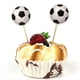 thumbnail image 5 of Palillo de Dientes con Tema de Fútbol, Decoración de Cupcakes, Decoración de Fiesta de Feliz Cumpleaños, Bandera de Palillo de Dientes para Pastel de Postre de Fruta, 5 of 5