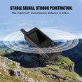 thumbnail image 3 of Portátil 2,5 teléfono móvil elegante de radio bidireccional rugoso del Walkietalkie de la pulgada 3500mAh 4G SOS, 3 of 14