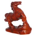 thumbnail image 3 of Wooden Horse Animal Model For Living Room Shelf Decorative Item Traditional Style 1Set, 3 of 4