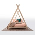 thumbnail image 3 of American Furniture Classics FULL TEEPEE Teepee Bed with Raised Base, Natural - Full Size, 3 of 10