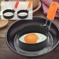 thumbnail image 4 of Egg Rings,Stainless Steel Griddle Frying Egg with Silicone Handle,Nonstick Egg Cooking Rings,Omelet Ring,Pancake Ring Round Cooking Rings Molds For Breakfast, 4 of 4