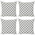 thumbnail image 1 of Ambesonne Compass Throw Pillow Cover 4 Pack, Vintage Exploration, 16", Black White, 1 of 2