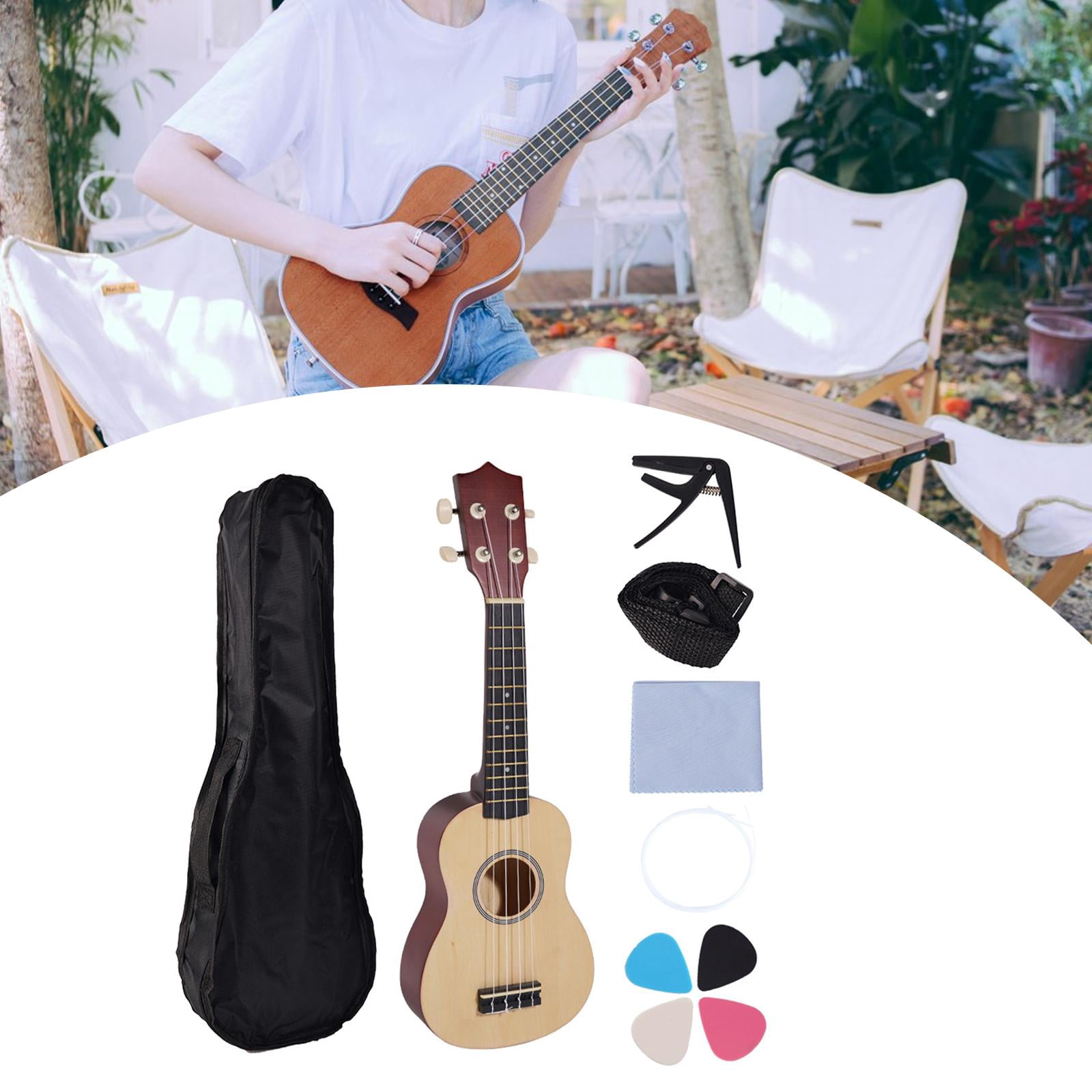 QccHieUs Kids Ukulele 4 String Mini Children Ukulele Guitar with Storage Bag Professional wood