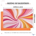 thumbnail image 6 of Yayeee Doormat for Indoor Entrance 32" x 20" Non Slippery Floor Rug, Swirling Lines, 6 of 8