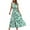 Green, variant on GERsome Womens Summer Bohemian Pattern Spaghetti Straps Sleeveless Casual Maxi Long Dresses