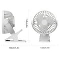 thumbnail image 4 of Desk Fans Clearance, Stay Cool Anywhere With Our 3-Speed Multi-functional Clip- Desk Fan - Portable And Rechargeable Must-have for Office Dorms And Study, 4 of 4