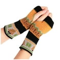 thumbnail image 3 of Penkiiy Arm Warmers Fingerless Gloves For Women Women's Knitted Gloves Half Finger Gloves olor Warm Christmas Gloves Gray Gloves, 3 of 9