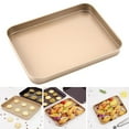 thumbnail image 1 of Kitchen Dining Rectangular Non-Stick Bread Baking Cake Carbon Steel Baking Pan, 1 of 7