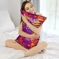 thumbnail image 3 of Bingfone Bright Textured Animal Print Satin Pillowcase for Hair - Standard Size with Zipper Silky & Soft Pillow Covers,20x30 Inches-No pillow core, 3 of 6