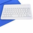 thumbnail image 5 of Clavier pour ipad, Clavier Sans Fil en Cuir, Mini Clavier Portable Sans Fil Bluetooth avec Étui en Cuir pour Téléphone Intelligent, Rouge, 5 of 5
