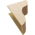 thumbnail image 6 of 9"W x 18"D x 27"H Classic Carmel Rough Cedar Woodgrain TimberThane Corbel, Primed Tan, 6 of 6