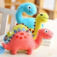 thumbnail image 2 of 4 piezas: peluches de dinosaurios, peluches de dinosaurio gordo, peluches de dinosaurios blandos, golosinas de cumpleaños (23 cm), 2 of 5
