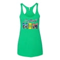 thumbnail image 2 of Wild Bobby, Colorful Softball Mom, Mother's Day, Women Tri-Blend Racerback Tank Top, Envy, Small, 2 of 3