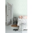 thumbnail image 4 of ESTA Home Fantine Mint Geometric Wallpaper, 20.5-in by 33-ft, 4 of 9