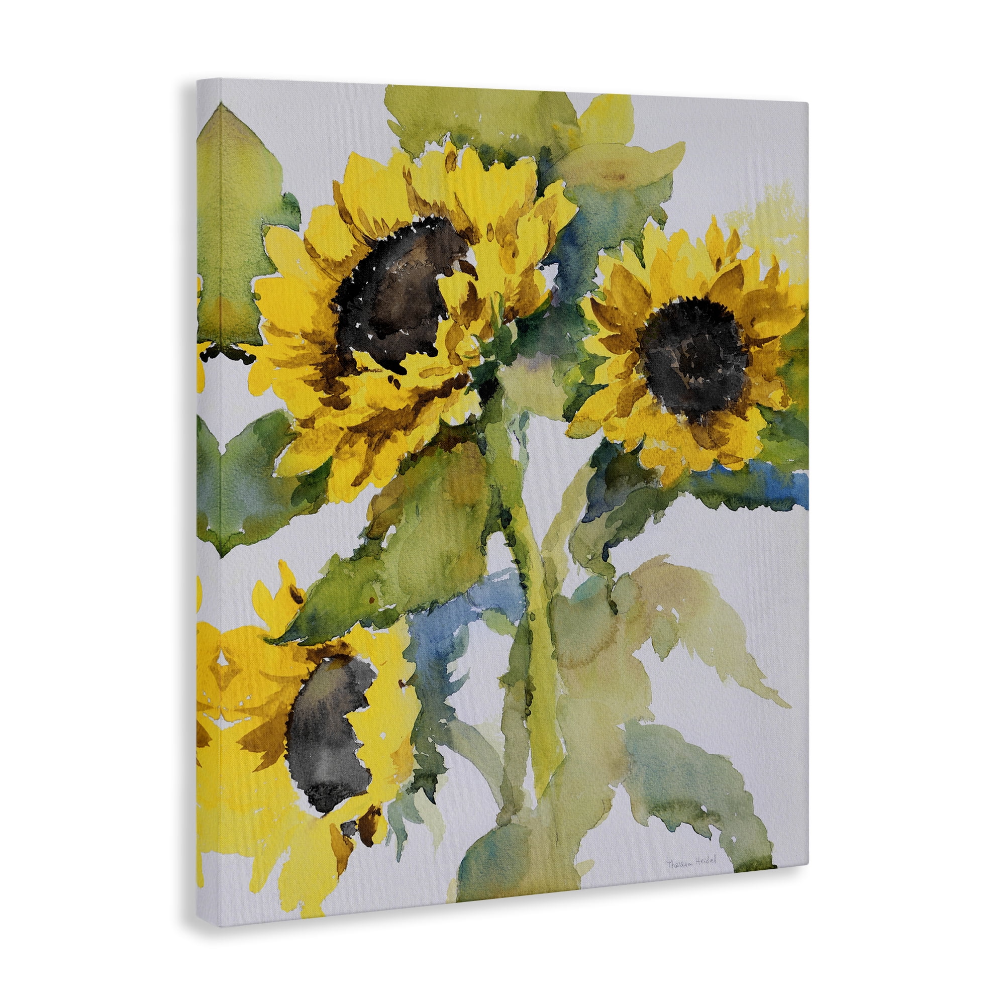 Stupell Industries Bright Blooming Bouquet Botanical & Floral Painting Gallery Wrapped Canvas Art Print Wall Art, 30 x 40