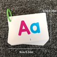 thumbnail image 1 of Fun Alphabet Learning Cards - Wipe-Clean Uppercase & Lowercase Letter Flashcards with Engaging Animal, Cartoon, Fruit Patterns for Early Childhood Education and Spelling Development - Perfect Gift for, 1 of 5