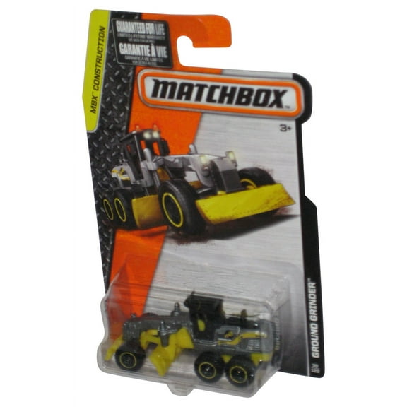 Matchbox MBX Construction (2015) Yellow Toy Ground Grinder 39/120