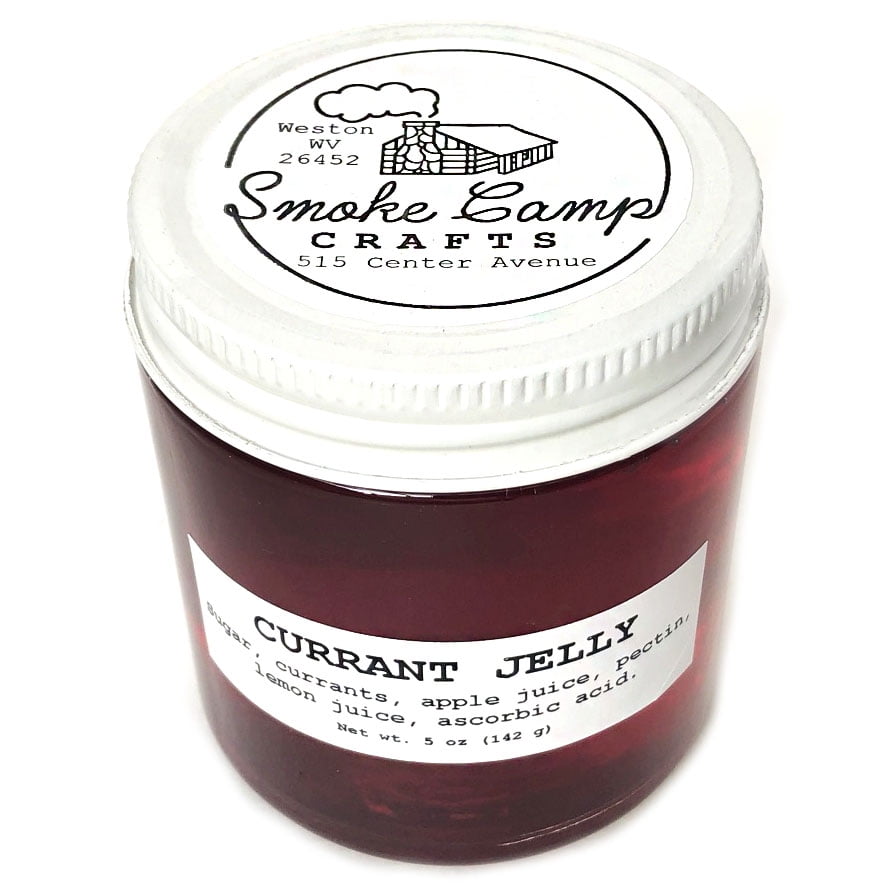 Currant Jelly, 5 oz - Craft, Gourmet, Unusual Jams & Jellies Made in West Virginia, USA