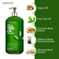 Majestic Pure Tea Tree Shampoo & Conditioner Set Hydrating, Dandruff