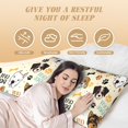 thumbnail image 3 of Cute Dog Body Pillow Pillowcase One Size Body Pillow Cover with Hidden Zipper Body Pillow Case Gifts for Women Men Boys Girls, 3 of 6