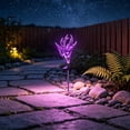 thumbnail image 5 of Akmoler Lavender Solar Powered Lights, Outdoor Pathway Solar Lights for Yard, Lawn, Patio, Pathway, Flowerbed, Planter, Balcony,Garden Decoration, 5 of 7