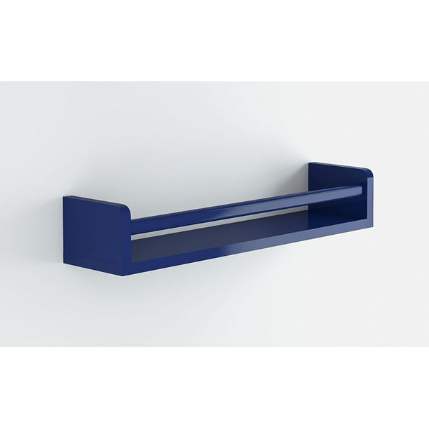 Children S Wall Shelf Wood 17 5 Inch Multi Use Bookcase Toy Game Storage Display Organizer Ships Fully Assembled Navy Blue Com - Navy Blue Wall Shelf Children S Wall Shelf Wood 17 5 Inch Multi Use Bookcase Toy Game Storage Display Organizer Ships Fully Assembled Navy Blue Com - Navy Blue Wall Shelf