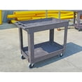 thumbnail image 5 of Utility Cart, 500 lb. Load Cap. Tray top, Gray, 5 of 9