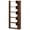 Brown, variant on Costway 2 PCS 6-tier Bookshelf Tall Display Shelf with 11 Open Shelves 2 Anti-tipping Kits Black