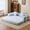 Light Blue, variant on Topcobee Floor Couch, Compression Sofa, Convertible Floor Sofa Bed with Pillow Back Support, Chenille Fabric, Sleeper Sofa Bed, Convertible Couch, Light Gray
