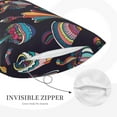 thumbnail image 5 of Fotbe Mushroom Doodle Pillow Cases - Envelope Closure - Luxury, Extra Soft, Cooling Pillow Covers - Wrinkle, Fade, Stain Resistant-20"x30", 5 of 9