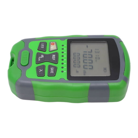 Optical Fiber Power Meter, -70~+10dbm Sensitive Optic Cable Tester Long Working Hour For Testing