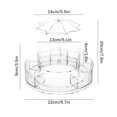 thumbnail image 4 of Xihbxyly Organizador de Cosméticos, Elegante Bandeja Giratoria para Maquillaje, Estante Acrílico de Gran Capacidad, Diseño Giratorio de 360 Grados, Ideal para Oficina En Casa, Regalo Perfecto para Am, 4 of 7