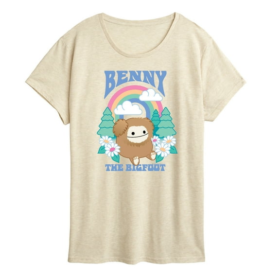 Squishmallows - Benny The Bigfoot - Women's Short Sleeve Graphic T-Shirt