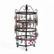 thumbnail image 2 of Soporte para pendientes Soporte para joyas con 4 niveles para pendientes, espárragos, collares, pulseras, negro, 2 of 8
