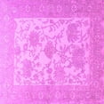 thumbnail image 1 of Ahgly Company Indoor Square Persian Purple Traditional Area Rugs, 8' Square, 1 of 4