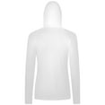 thumbnail image 3 of Women's Levelwear White Toronto Blue Jays Slender Glide Raglan Hoodie, 3 of 3