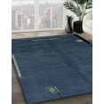 thumbnail image 2 of Ahgly Company Indoor Rectangle Abstract Deep-Sea Blue Abstract Area Rugs, 7' x 10', 2 of 6