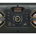 thumbnail image 5 of Boytone BT-16G Boombox Built-in 5" RGB Disco Lighting Wireless Bluetooth Portable Speaker, Accessories Included, Black, 5 of 8