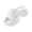 White, variant on Futuristic Platform Slide Sandals, Cut-Out Eva Chunky Slippers, Women's Fashion Super Thick Sole Slide Sandals，Material Lightweight Slides for Women, Beach Shoes Pool Shoes, Black 8