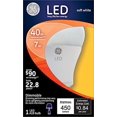 thumbnail image 3 of GE LED Light Bulb, 7 Watt (40 Watt Equivalent), Soft White, Medium Base, Dimmable (1 Pack), 3 of 3