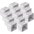 thumbnail image 1 of 12 Pack 1 Inch Blind Brackets, Vertical Blind Bracket Box Mounting Bracket Window Blinds Headrail Brackets, 1 of 8