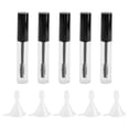 thumbnail image 1 of 5pcs 10ml Empty Mascara Tube with Eyelash Wand + 5pcs Funnels and Transfer Pipettes Set for Castor Oil DIY Mascara Conta, 1 of 7